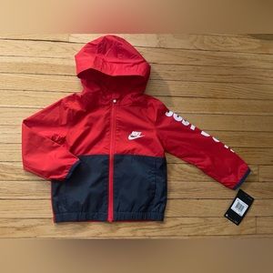 Nike toddler boy size 2t windbreaker jacket brand new with tag